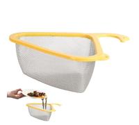 Drain Basket, Household Swan Drain Basket, Food Draining Rack, Sink Strainer Basket, Kitchen Sink Drain Mesh, Multifunctional Kitchen Triangular Sink Filter, Sink Corner Drain Filter for Kitchen Sink