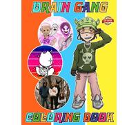 Drain Gang Coloring Book: 30+ New Designs for All Ages Great Gifts for Kids Boys Girls Ages 4-8 8-12 All Fans | Perfect Gift For Stress Relief And ... Home, School, Event | Size 8.5 x 11 inches