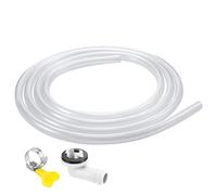 Drain Hose, Ac Pipe, Split Unit Connector, Flexible Drainage Tube, Leak Proof Clamp Design, Ideal for Portable Cooling Units, Indoor Hvac Systems, Window Installations 11.02x9.06x0.79 Inches