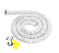 Drain Hose For Dehumidifier Indoor - AC Condensation Pipe With Clamp | Leakproof Flexible Hose, Split System Water Removal, Air Conditioner Tube, Home Appliance Condensate Management