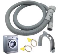 Drain Hose For Washing Machines, Thickened Drain Hose Extension, Flexible Washer Hose, Washing Machine Drain Hose, Clamp For Drain Hose, Washer Hose With Trimming Interfaces