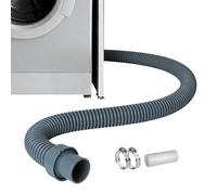 Drain Hose Kit, Washing Machine Pipe, Flexible Discharge Line with Clamp, Extension Water Tube, Laundry Sink Connection, Hotel Home Cleaner Dehumidifier Portable Waste Outlet