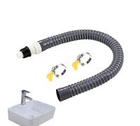 Drain Hose Tee Fitting - Easy Installation Tight Fit Anti Backflow | 3 Way Washing Machine Hose Tee Connector for Apartment Bathroom Homeowners Technicians