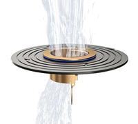 Drain Odor Blocker For Shower Floor - Backflow Prevention Plug With Adjustable Sealing Ring | Universal Fit For 50-100mm Sewer Pipes | High Efficiency Deodorizing Drain Cover For Hotel Dorm Apartment