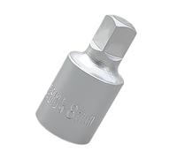 Drain Plug Socket - Oil Removal Tool | Chrome Vanadium Steel Wrench Attachment with Hex Drive Design, Repair Accessory for Vehicle Engine Transmission and Garage Service Tasks