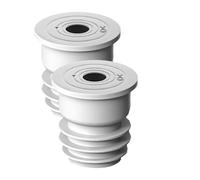 Drain Seal Plug - 2Pcs Sewer Pipe Seal For Floor Drain & Washing Machine | Small Versatile Odor Prevention Sealing Cover For Kitchen Bathroom Piping