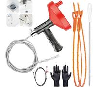 Drain Snake Auger - Coclea a serpente per la rimozione di intasamenti dei capelli, resistente, strumento per la pulizia dello scarico del lavello, strumento per la pulizia dello scarico del bagno