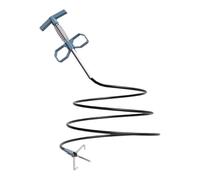 Drain Snake Clog Remover - Flexible 4 Claw Spiral Grabber Unblocker Tool, Heavy Duty Cleaner For Sink Shower Toilet Bathtub Pipes | Ideal For Home Bathroom Kitchen Plumbing Sewer Line Blockage Removal