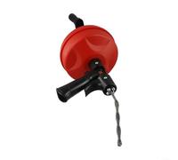 Drain Snake Tool 5 m di lunghezza con design a doppia modalità, adatto per manovella manuale o trapano elettrico, per rimuovere blocchi in tubi di scarico e sistemi fognari