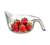 Draining Wash Rice Washer Food Cleaner Colander Bowl with Handle