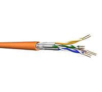 Draka 95414 Cat7 Cavo di Installazione 4x2xAWG23/1 (S/FTP Coppia con schermatura a Foglio e a Treccia, Circuito stampado Rigido LSOH)