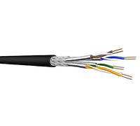 Draka 95419 CAT 7 cavo di rete matassa per esterni S/FTP (PiMF) - CU AWG 23/1 (solid) PE da esterno - polietilene