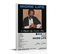 Drake More LifeLe opere d'arte per pittura a olio sono durevoli, impermeabili e facili da pulire in stanze, salotti, camere da letto, cucine e facili da montare; stile telaio: 30 x 45 cm