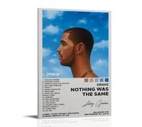 Drake-Nothing Was The Same Poster alla moda con copertina di album musicali, stampa artistica da parete su tela, 50 x 75 cm, cornice stile 1