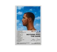 Drake-Nothing Was The Same Poster alla moda con copertina di album musicali, stampa artistica da parete su tela, 40 x 60 cm, senza cornice, stile 1