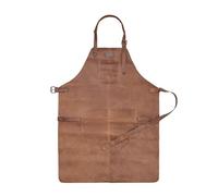 DRAKENSBERG Grembiule da griglia 'Bob' - Grembiule da cuoco professionista in pelle per BBQ, ristorazione, bar, barista, regalo per uomini, fatto a mano in modo sostenibile, in pelle, retro-vintage