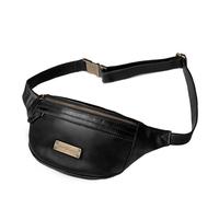 DRAKENSBERG Marsupio in pelle 'Mel', per uomo e donna, marsupio e marsupio, design vintage, 2 l, Nero Vintage - L, taglia unica, Tracolla