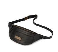 DRAKENSBERG Marsupio in pelle 'Mel', per uomo e donna, marsupio e marsupio, design vintage, 2 l, Nero vintage, taglia unica, Tracolla