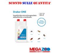 Draker ONE L'antizanzara Insetticida microincapsulato abbattente Residuale 1LT