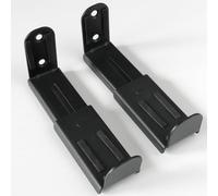 Drall Supporto a Parete per soundbar Supporto Universale per Altoparlanti - Estensibile da 9,2 a 15,4 cm - carico Fino a 5 kg - Cuscinetti Antiscivolo Neri Modello: BH6BA
