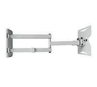 Drall Supporto da Parete per Monitor TV Bianco Girevole e inclinabile Fino a 60 cm VESA 75 100 200x100 200 Modello: WHW-10