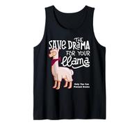 Drama Llama Graphic Tees - Only You Can Prevent Drama, Llama Canotta