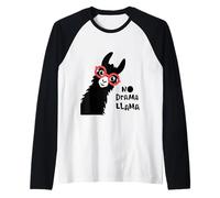 Drama Llama, Only You Can Prevent Drama, Cool Llama Quotes Maglia con Maniche Raglan