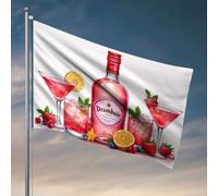 Drambuie Vintage Decor - Un ricco e misterioso liquore con un tocco di whisky. Bandiera per la casa da uomo, decorazione per la casa da uomo, 60 x 90 cm