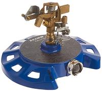 Dramm 15086 Irrigatore a impulsi a Base Circolare con Base in Metallo Resistente, Blu