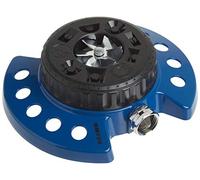 DRAMM ColorStorm 15025 Irrigatore a torretta a 9 modalità con Base in Metallo Resistente, Blu