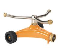 Dramm ColorStorm 15052 Irrigatore a 3 bracci con base in metallo resistente, arancione