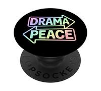 Dramma o pace divertente freccia segno PopSockets PopGrip Adesivo