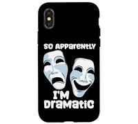 Dramma teatrale So Apparently I'm Dramatic Quote Attrice Attore Custodia per iPhone X/XS