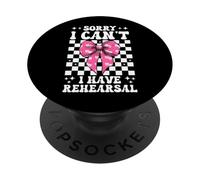 Dramma Teatro Maschera Attore Ragazza Mamma Non Posso Avere Prove PopSockets PopGrip Adesivo