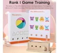 Dranng Giocattolo Di Ordinamento Delle Forme | Attività Da Tavolo Puzzle - Gioco In Legno Con Carte Apprendimento Colori Per Bambini - Per Bambini Oltre 3 Anni Maschi, In Età Prescolare, Casa