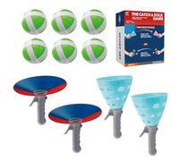 Dranng Racchetta con Palla a Mano Catch And Throw, Gioco Pop And Catch Ball per Bambini - Giocattoli per Bambini 2 in 1 e Prendi la Palla - Giochi Sportivi interattivi, Giocattolo per Prendere la