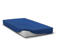 Drap housse - HOME LINGE PASSION - HP71763 - 90 x 190 cm + 30 cm bonnet - Microfibre - 82 g - Bleu