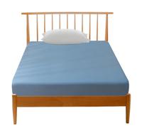 Drap Housse - Linge de Lit en Coton Doux Avec Élastique Tout Autour, Ajustement Parfait et Respirant | Drap Confortable Pour Matelas, Sommier, Utilisation Quotidienne, Chambre, Nuit Paisible, Maison