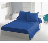 Drap plat - HOME LINGE PASSION - 240 x 300 cm - Bleu