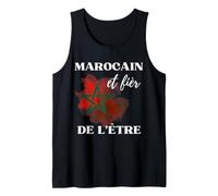 Drapeau Maroc Marocain e fièr de l'être Maroc Canotta