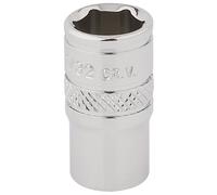 Draper 0.6cmD Hi-Torq 6 Punto Presa 2.6cm Zigrinato Anello Standard Lungo 48671