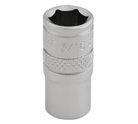 Draper 0.8cm 0.6cmD Imperial Presa Standard Lunghezza Cromato 6 Punto Zigrinato