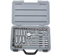 Draper 012369 - Set di Chiavi e cricchetti metrici combinati, 40 Pezzi