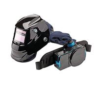 Draper 02518 Casco per saldatura automatico PAPR ad aria oscurante, nero
