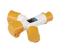 Draper 03712 110V 3-Way Splitter, 16A