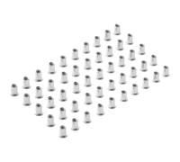 Draper 04054 Zincato Inserto Filettato Rivetto Dadi, M8 X 1.25mm (Confezione 50)
