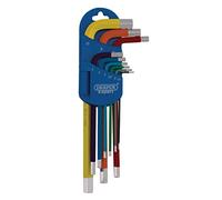 Draper 04905 - Set di chiavi esagonali a braccio lungo metrica multicolore (9 pezzi)