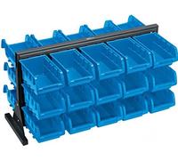 Draper 07619, Set contenitori con supporto per piccoli pezzi, 30 pz.