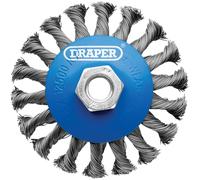 Draper 08062 Acciaio Smussato Twist-Knot Spazzola a Disco Metallica Spazzola