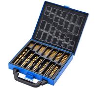 HSS Titanio Nitruro Rivestito Set Punte Trapano 99 Pezzi Per Steel Legno Plastic